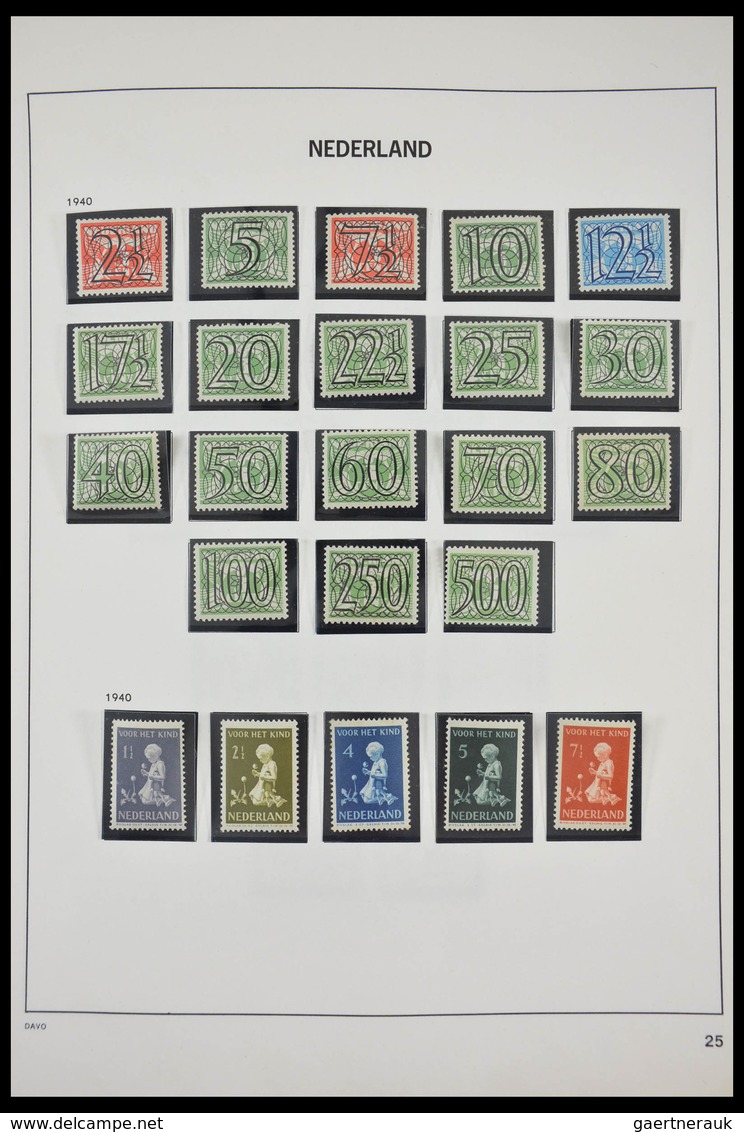 Niederlande: 1852-1992: Very well filled, MNH, mint hinged and used collection Netherlands 1852-1992