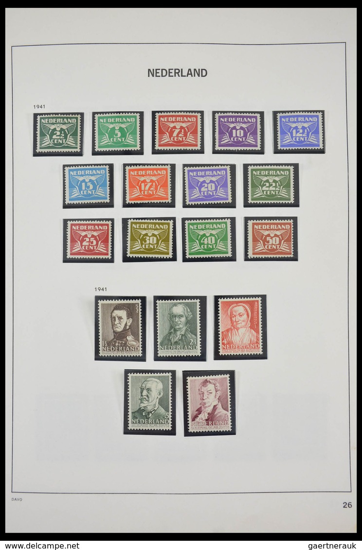 Niederlande: 1852-1992: Very well filled, MNH, mint hinged and used collection Netherlands 1852-1992