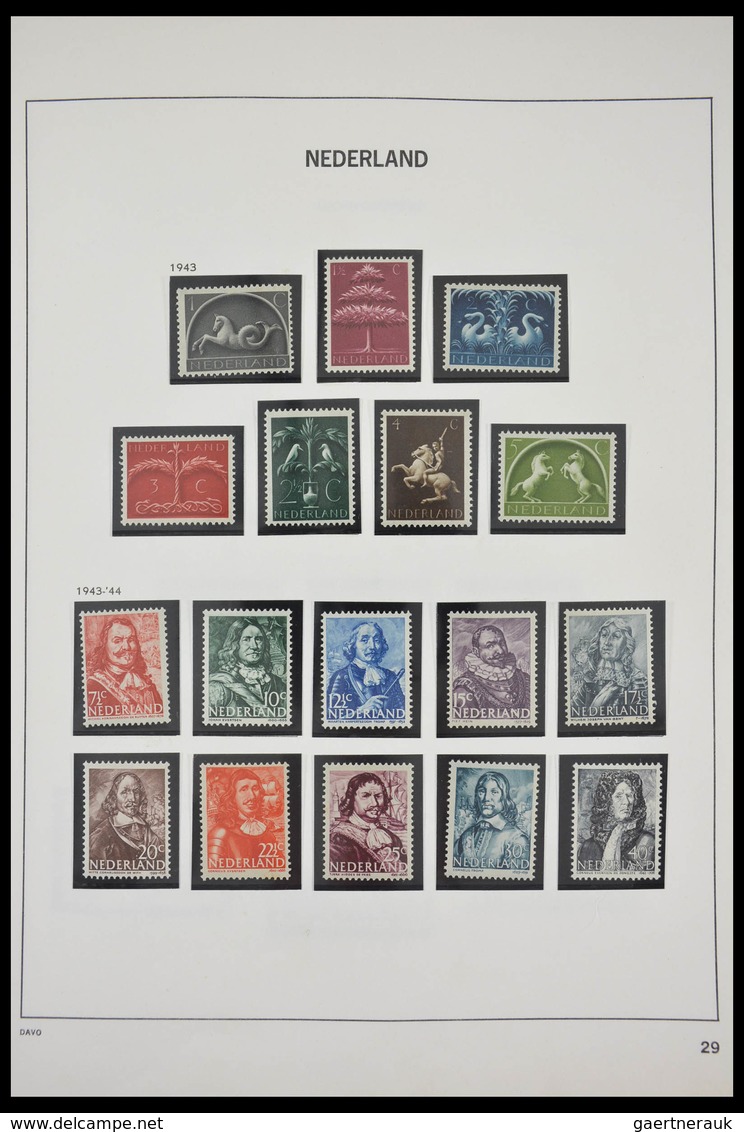 Niederlande: 1852-1992: Very well filled, MNH, mint hinged and used collection Netherlands 1852-1992