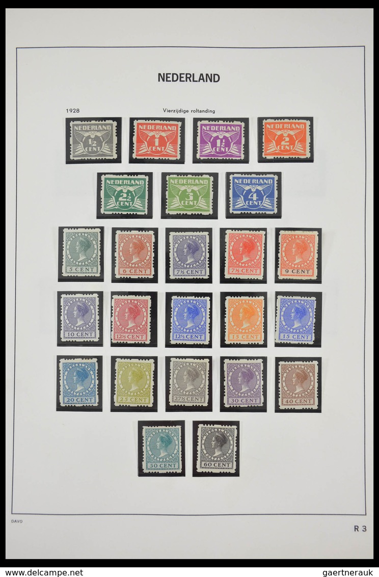 Niederlande: 1852-1992: Very well filled, MNH, mint hinged and used collection Netherlands 1852-1992