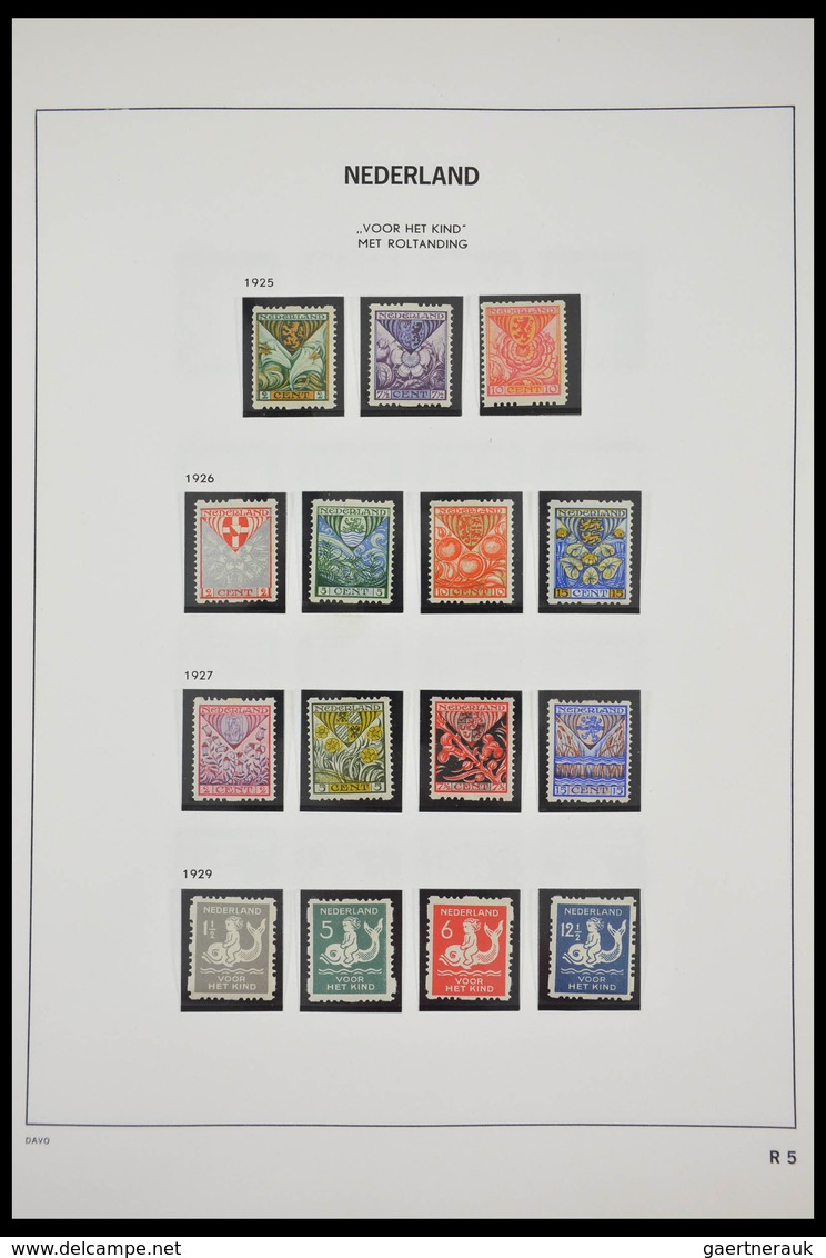 Niederlande: 1852-1992: Very well filled, MNH, mint hinged and used collection Netherlands 1852-1992