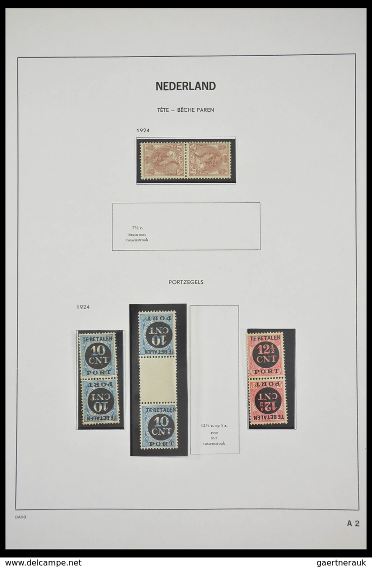 Niederlande: 1852-1992: Very well filled, MNH, mint hinged and used collection Netherlands 1852-1992