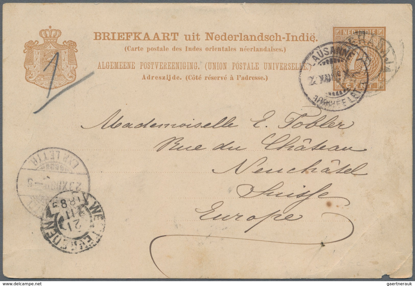 Niederlande: 1864/1997, Accumulation Of Ca. 640 Covers, Postcards And Postal Stationeries, Incl. Pos - Sonstige & Ohne Zuordnung