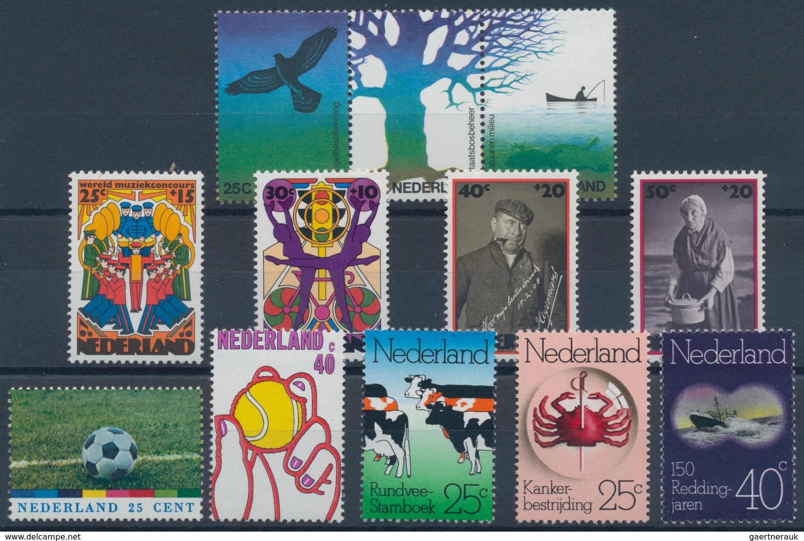 Niederlande: 1974, Sets Per 150 Without The Souvenir Sheets MNH. Every Year Set Is Separately Sorted - Otros & Sin Clasificación