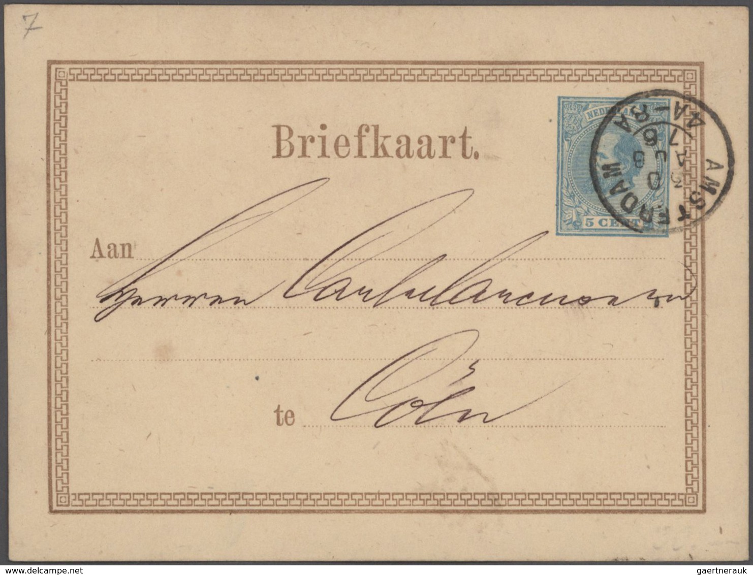 Niederlande - Ganzsachen: 1876/1926 Specialized Collection Of About 550 Unused And Used Postal Stati - Material Postal