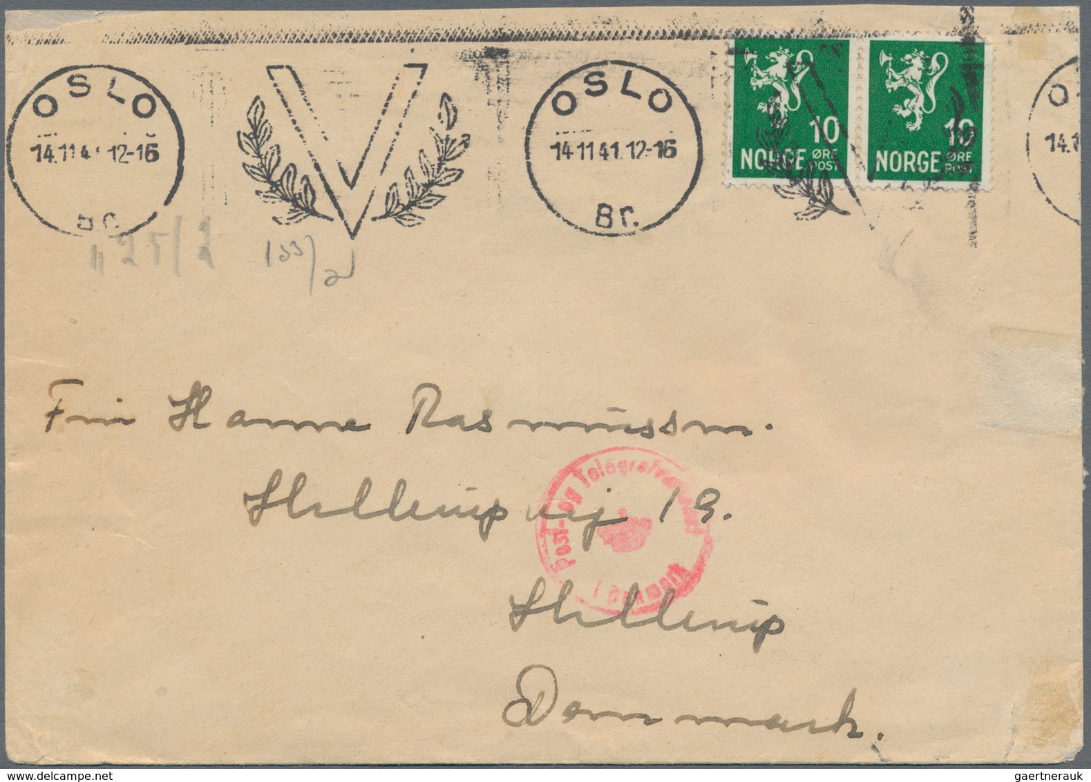 Norwegen: 1856/1970, very interessting lot of covers, postcards and postal stationeries with focus o