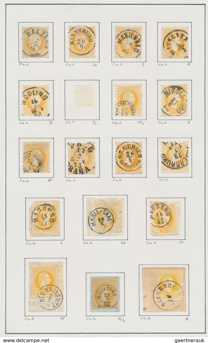 Österreich: 1850/1900 (ca.), Österreich/Lombardei+Venetien, spezialisierte Sammlung der klasssischen