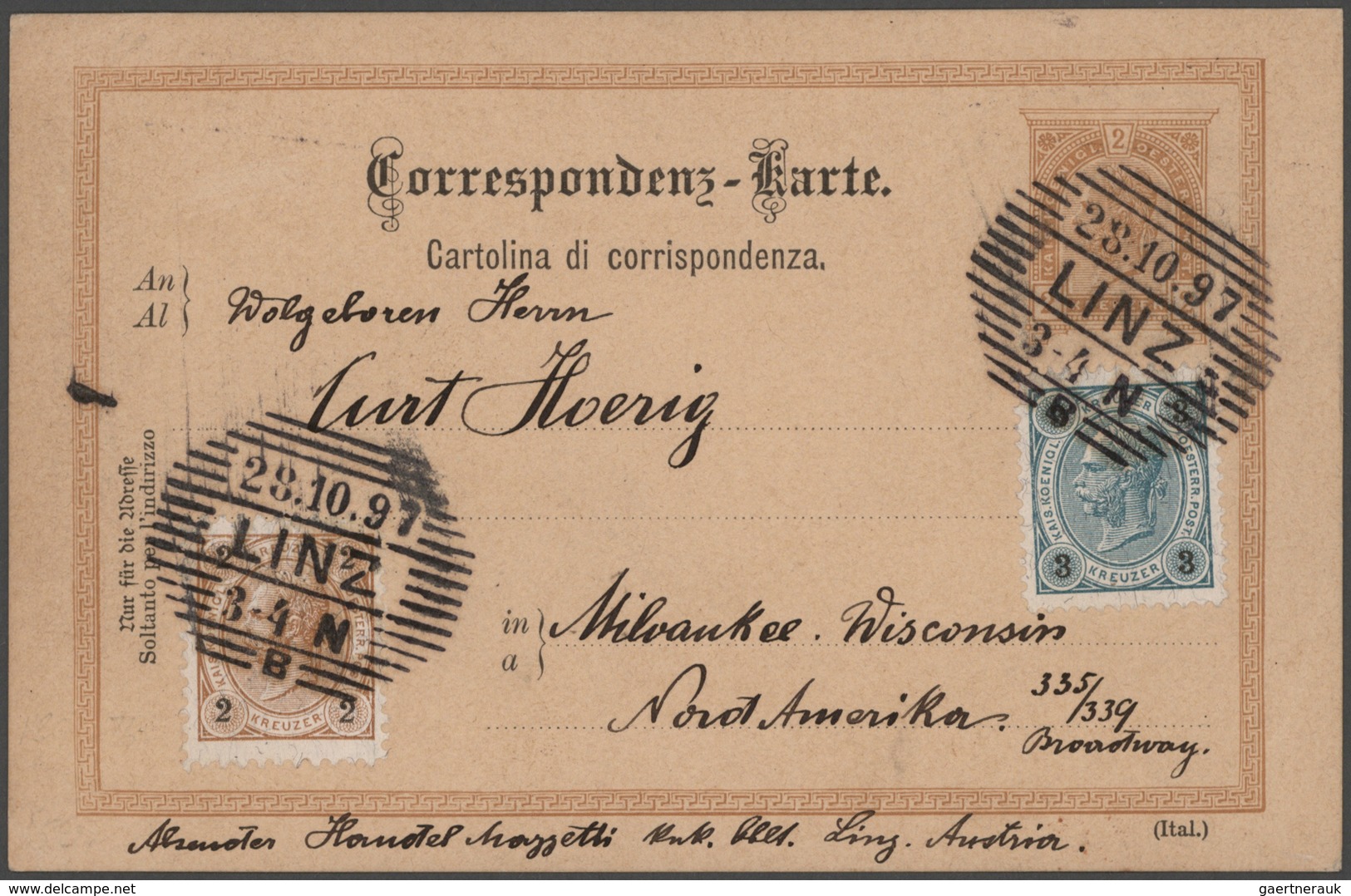 Österreich: 1850/1950 (ca.), Vielseitiger Bestand Von über 400 Briefen Und Karten, Etwas Unterschied - Verzamelingen