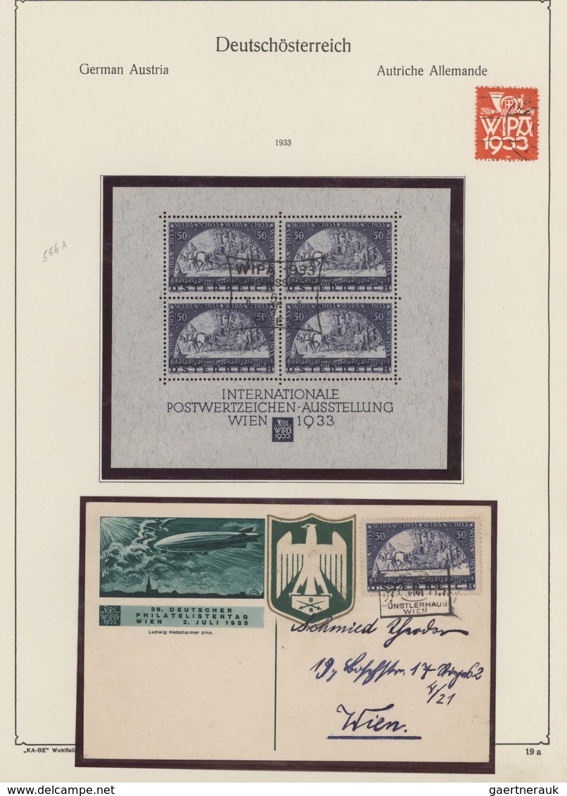Österreich: 1850-1967: Umfangreiche Gestempelte Sammlung Im Vordruckalbum, Ab 1. Ausgabe Mit Nahezu - Collections