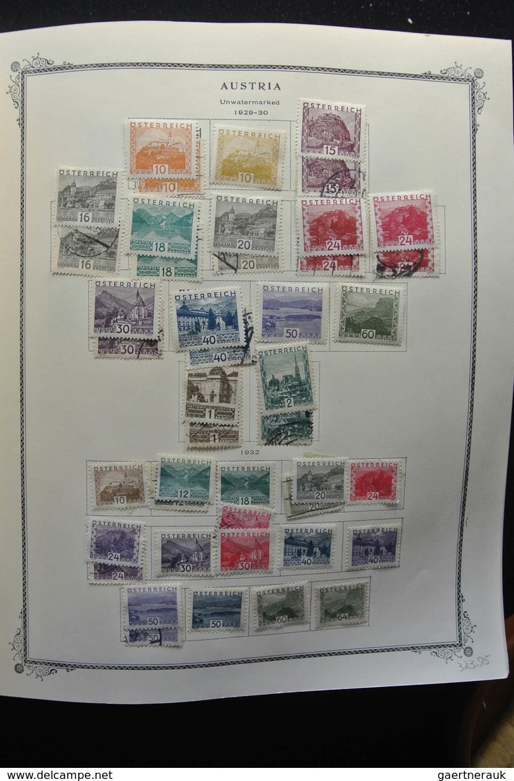 Österreich: 1850-2009: Almost complete, mostly mint hinged, partly double collection Austria 1850-20