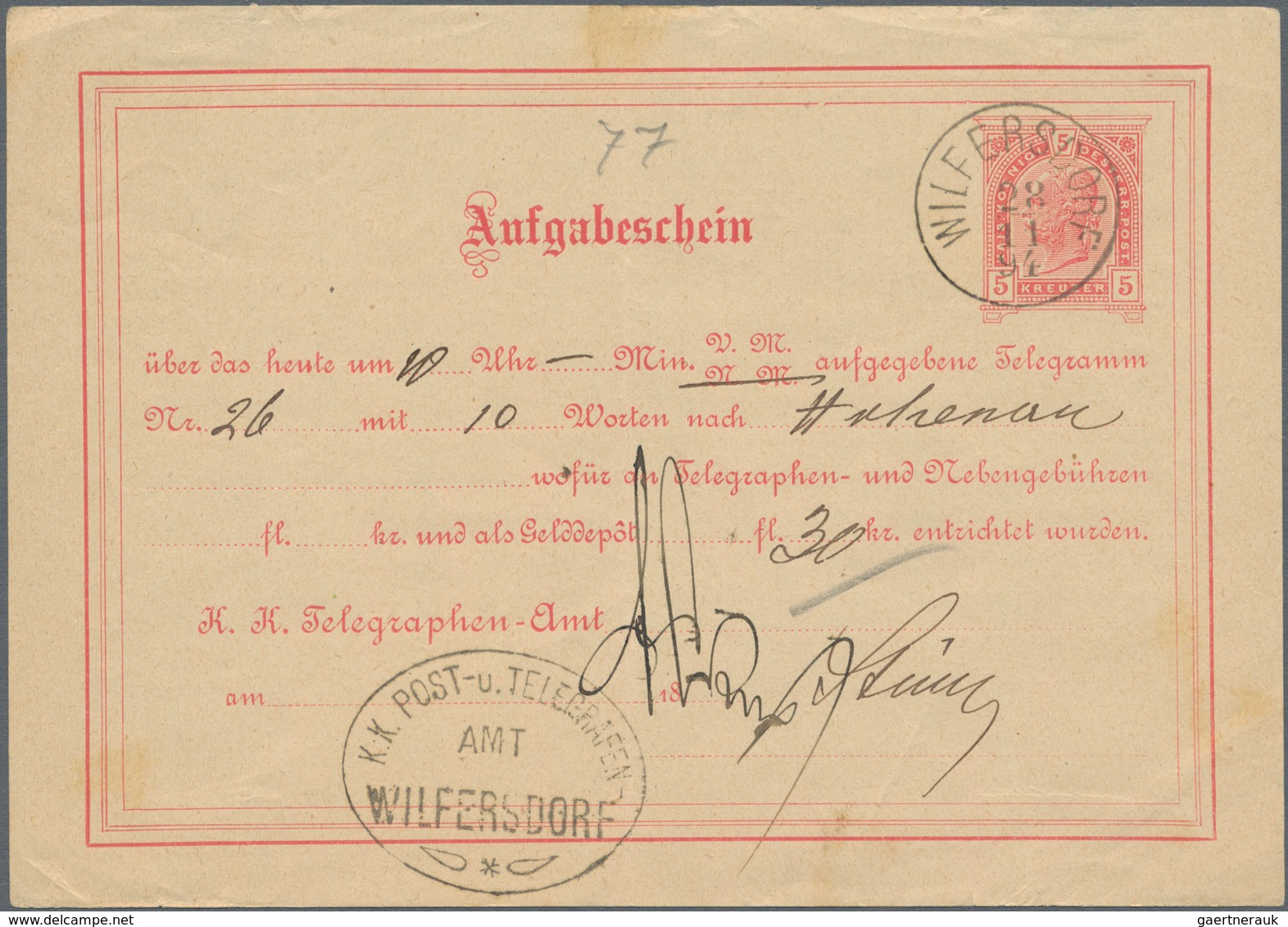 Österreich: 1860/1890 (ca.), Lot Von 20 Briefen Und Karten, Dabei Gebrauchte Ganzsachen (Umschläge, - Colecciones