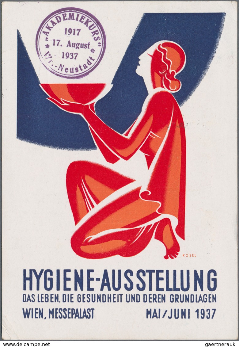 Österreich: 1875-1960, Partie Mit über 120 Briefen, Ganzsachen, Karten Und FDC, Dabei Flugpost, Ostm - Verzamelingen