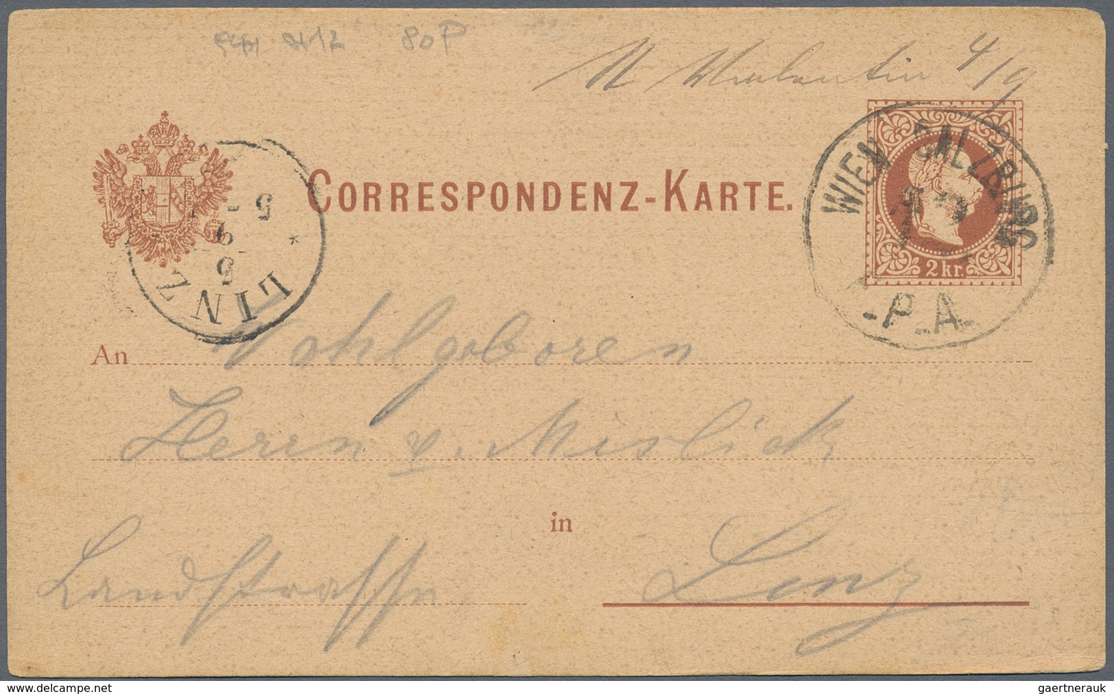 Österreich: 1878 - 1900 (ca.), Posten Von über 50 Ganzsachen Und Briefen, Dabei Große Stempelvielfal - Collections