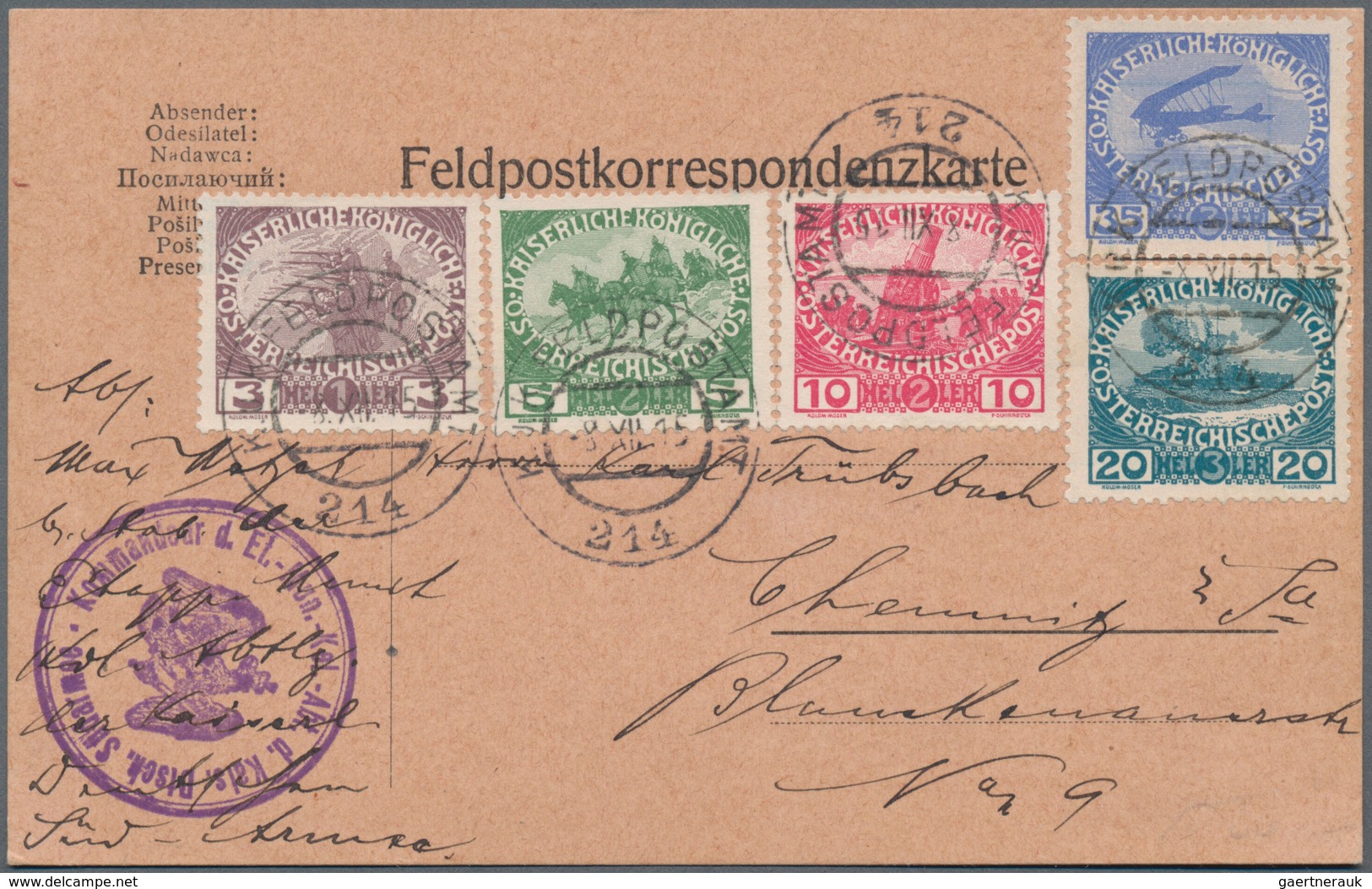 Österreich: 1880/1980(ca.), Umfangreiches Belegelot Von über 750 Briefen, Postkarten Und Ganzsachen - Collections