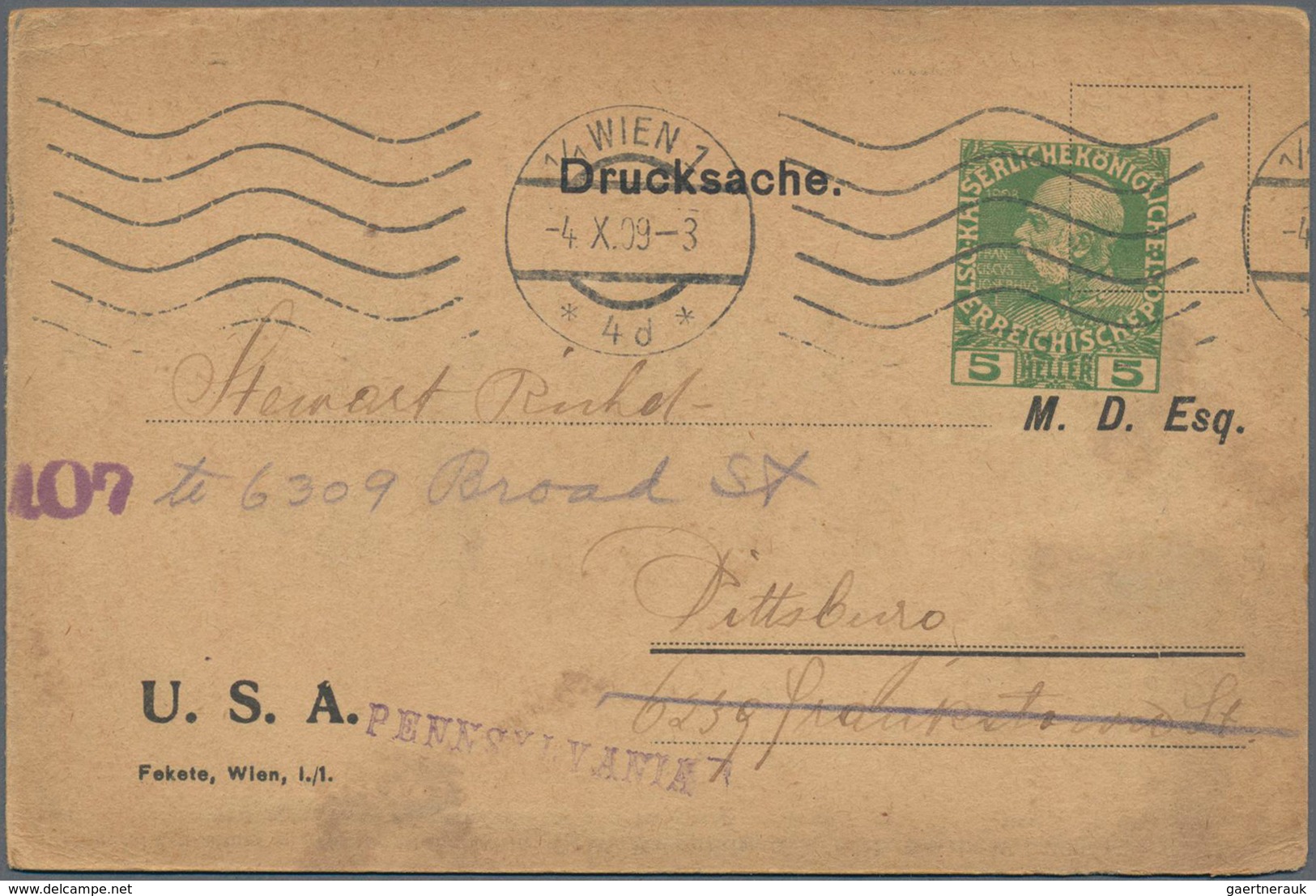 Österreich: 1890/2005, ca. 710 ungebrauchten und gebrauchten Ganzsachen incl. einiger weniger Briefe