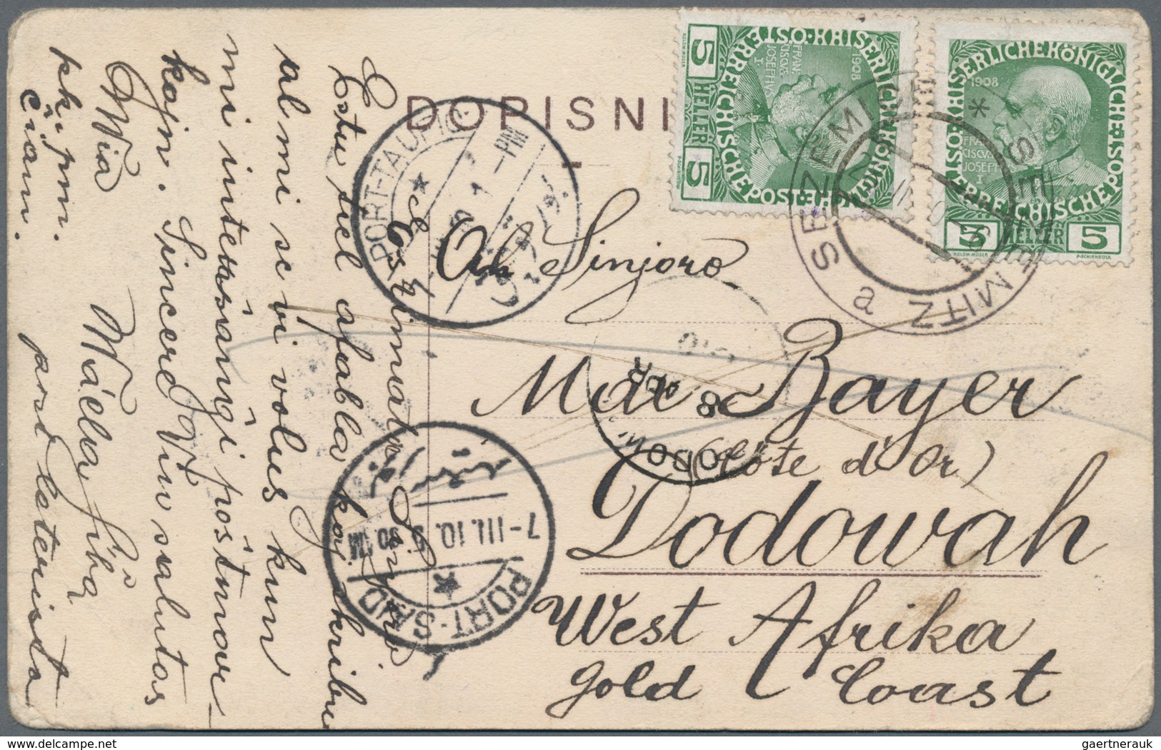 Österreich: 1892/1940, Österreich, Schweiz Und Liechtenstein, Partie Von Zehn Briefen/Karten, Dabei - Collections