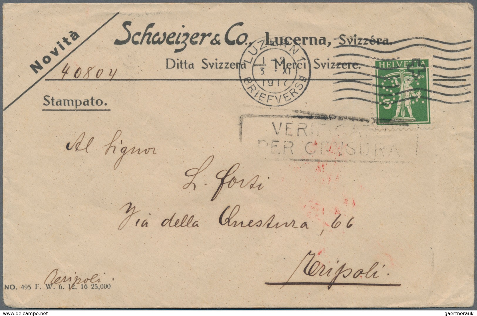 Österreich: 1892/1940, Österreich, Schweiz und Liechtenstein, Partie von zehn Briefen/Karten, dabei