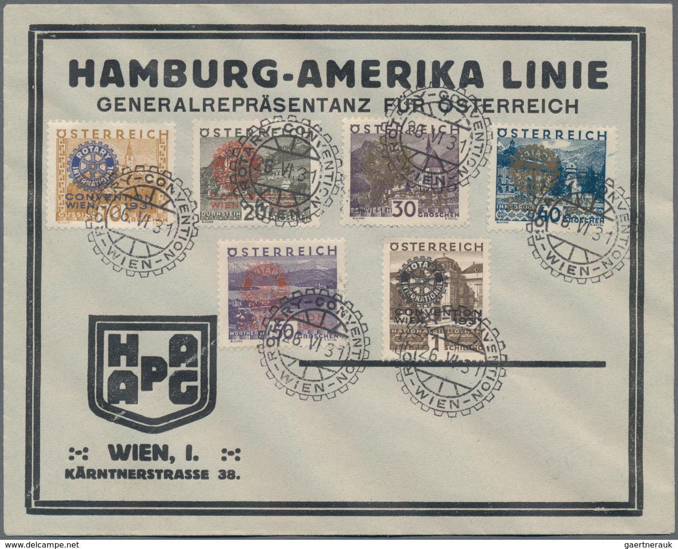 Österreich: 1931/1964, Lot Mit 27 Besseren Sammler- Und Ersttagsbriefen, Mit 2 Satzbriefen Rotary 19 - Verzamelingen