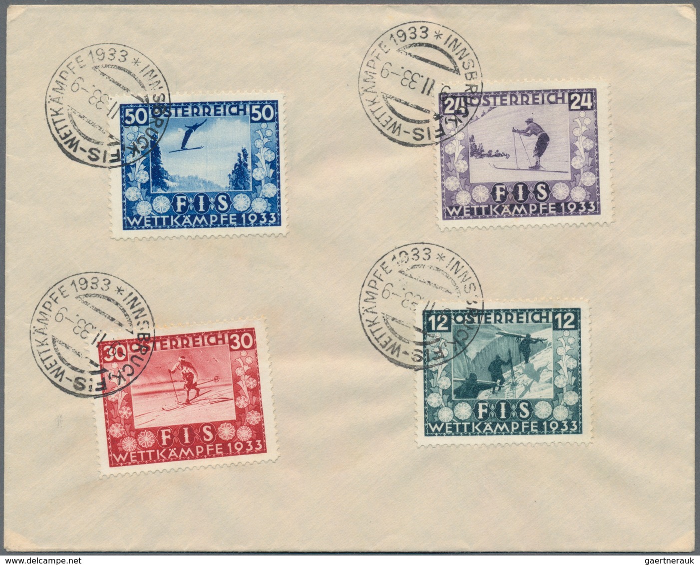 Österreich: 1931/1964, Lot Mit 27 Besseren Sammler- Und Ersttagsbriefen, Mit 2 Satzbriefen Rotary 19 - Colecciones