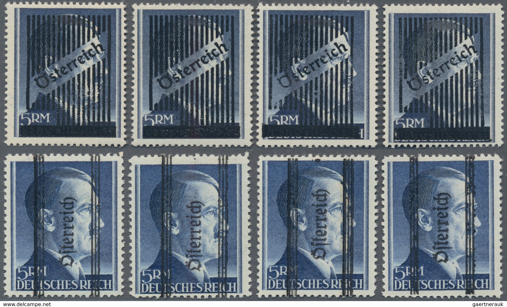 Österreich: 1945/1957, Interessanter Bestand Auf Ca. 700 Kleinen Steckkarten Nach Ausgaben Bzw. Jahr - Colecciones