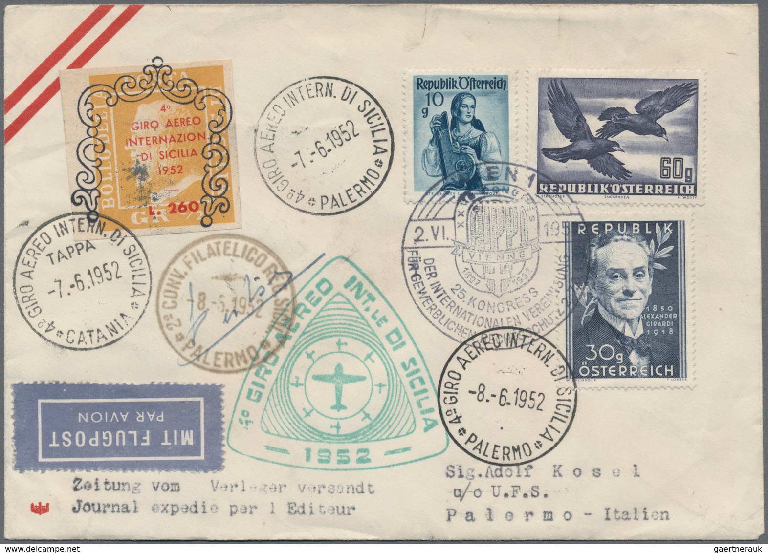 Österreich: 1947/1974, Partie Von 55 Meist Besseren Briefen, Karten Und Ganzsachen, Dabei Insbesonde - Colecciones