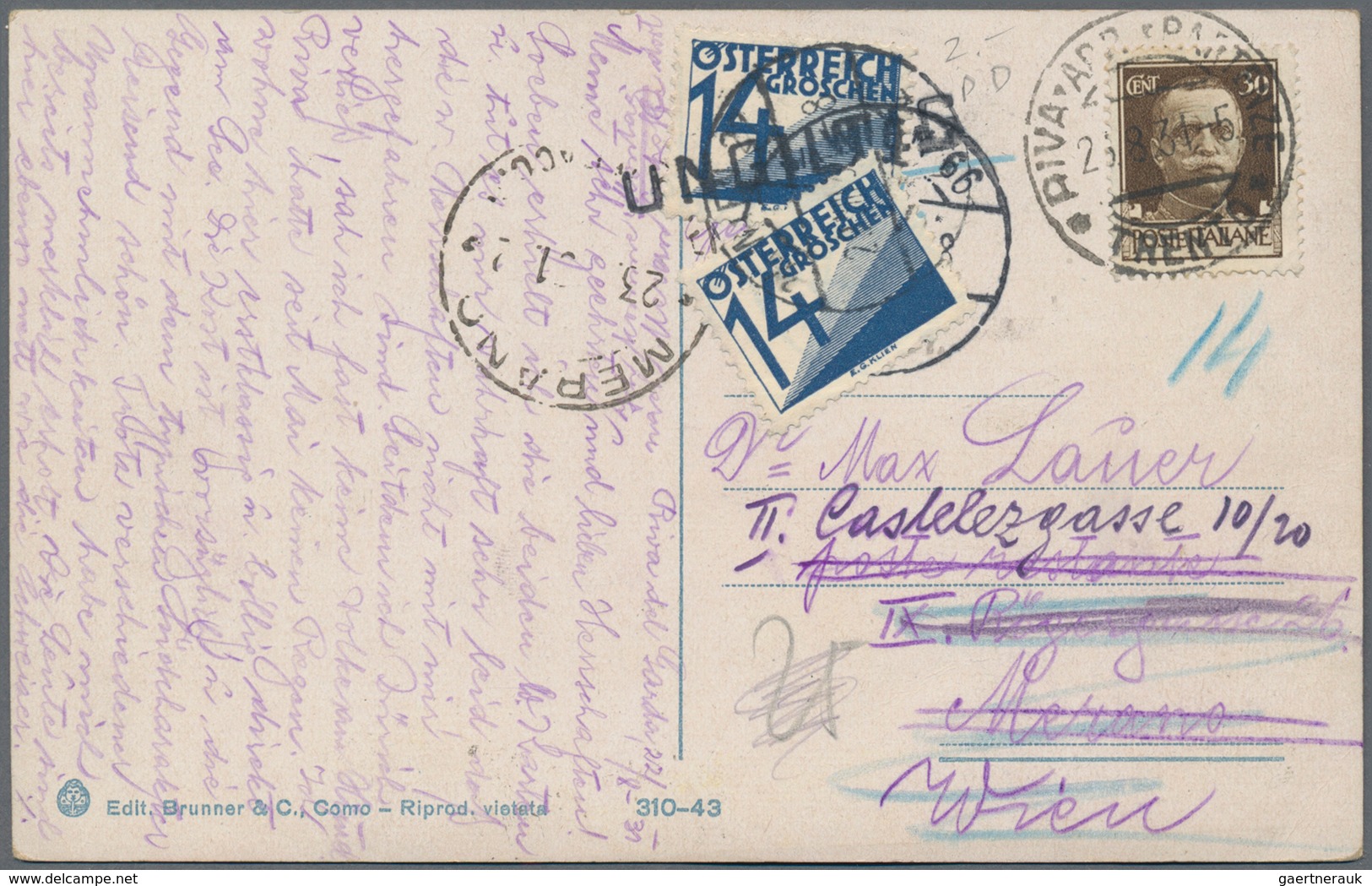 Österreich - Portomarken: 1876/1967, Vielseitige Sammlung Von 28 Nachporto-Belegen, Dabei Frühe Hand - Portomarken