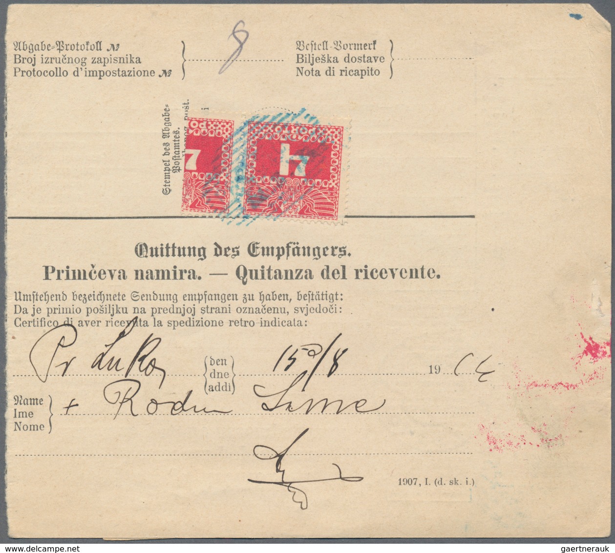 Österreich - Portomarken: 1876/1967, Vielseitige Sammlung Von 28 Nachporto-Belegen, Dabei Frühe Hand - Portomarken