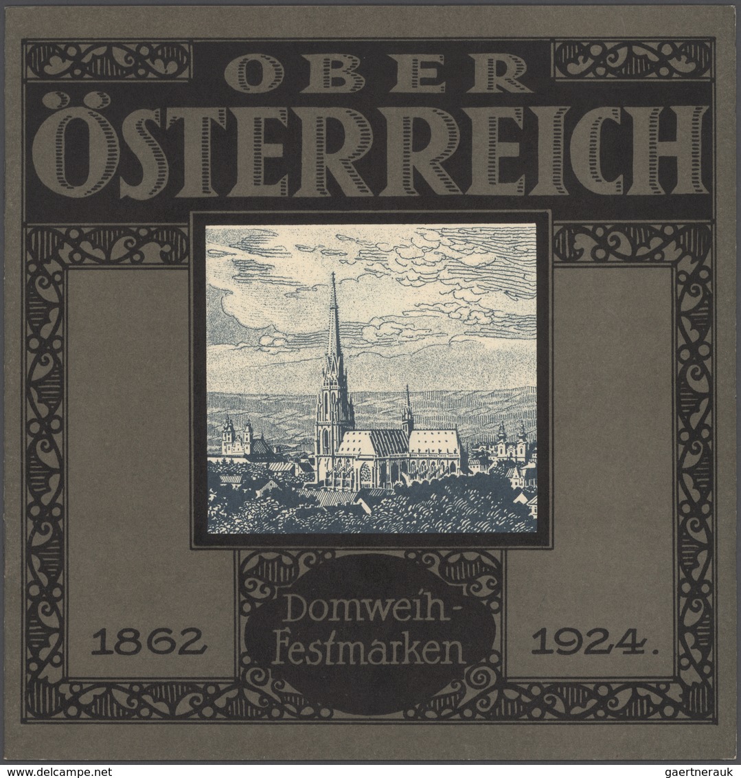 Österreich - Lokalausgaben 1918/38 - Linz: 1924, Private Gedenkmarken Einer Katholischen Orgnisation - Autres & Non Classés