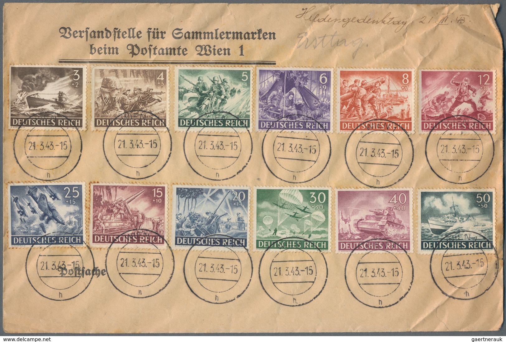 Österreich - Ostmark: 1940/1944, Partie Von Ca. 100 Briefen/Karten, Ferner Ca. 50 Teilseiten Eines P - Otros & Sin Clasificación