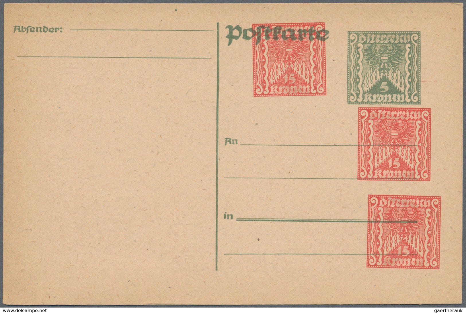 Österreich - Ganzsachen: 1871/1946, Sammlung Der Ungebrauchten Und Gebrauchten Ganzsachenkarten, Inc - Otros & Sin Clasificación