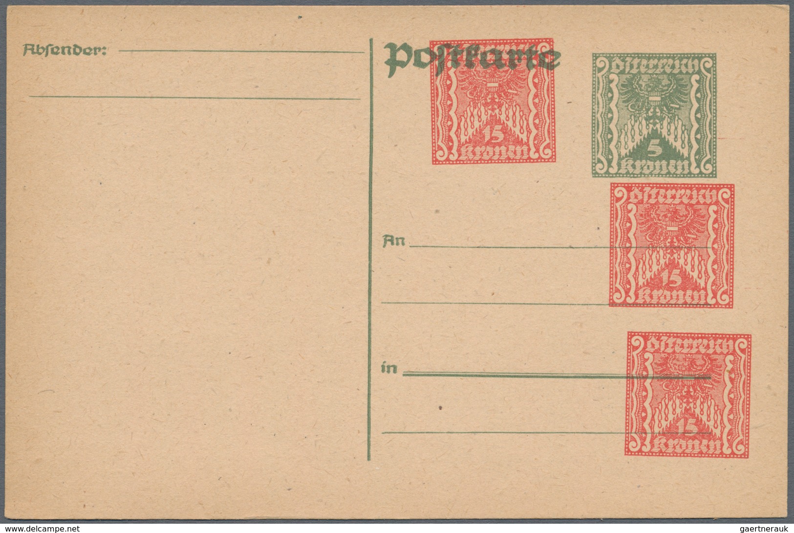 Österreich - Ganzsachen: 1871/1946, Sammlung Der Ungebrauchten Und Gebrauchten Ganzsachenkarten, Inc - Andere & Zonder Classificatie