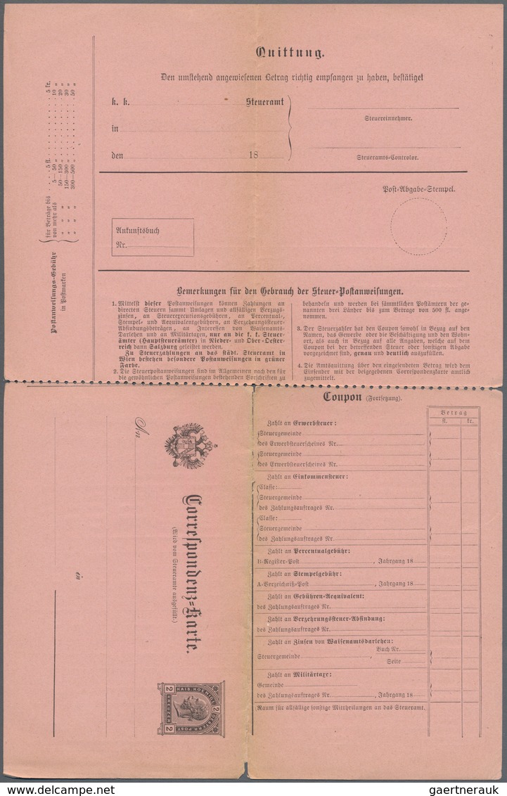 Österreich - Ganzsachen: 1871/1988, Bestand Von Ca. 430 Ungebrauchten Und Gebrauchten Ganzsachen, Da - Otros & Sin Clasificación
