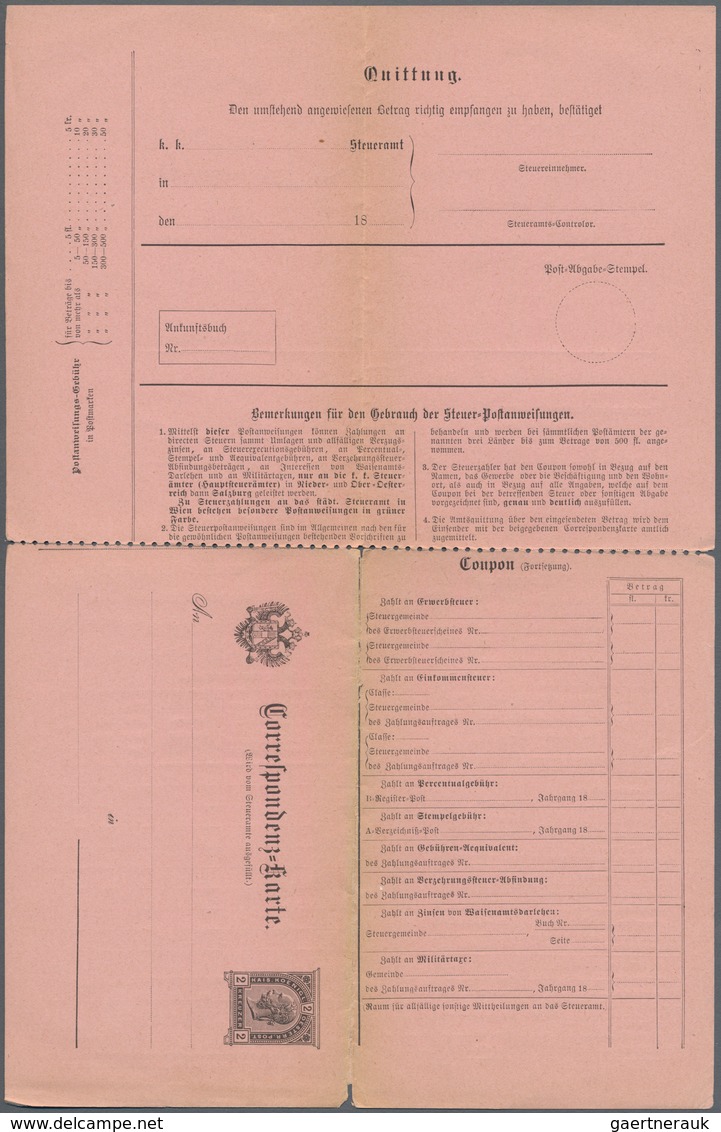 Österreich - Ganzsachen: 1871/1988, Bestand Von Ca. 430 Ungebrauchten Und Gebrauchten Ganzsachen, Da - Andere & Zonder Classificatie