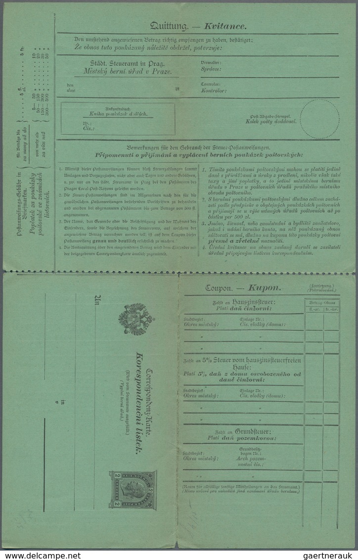 Österreich - Ganzsachen: 1871/1988, Bestand Von Ca. 430 Ungebrauchten Und Gebrauchten Ganzsachen, Da - Autres & Non Classés