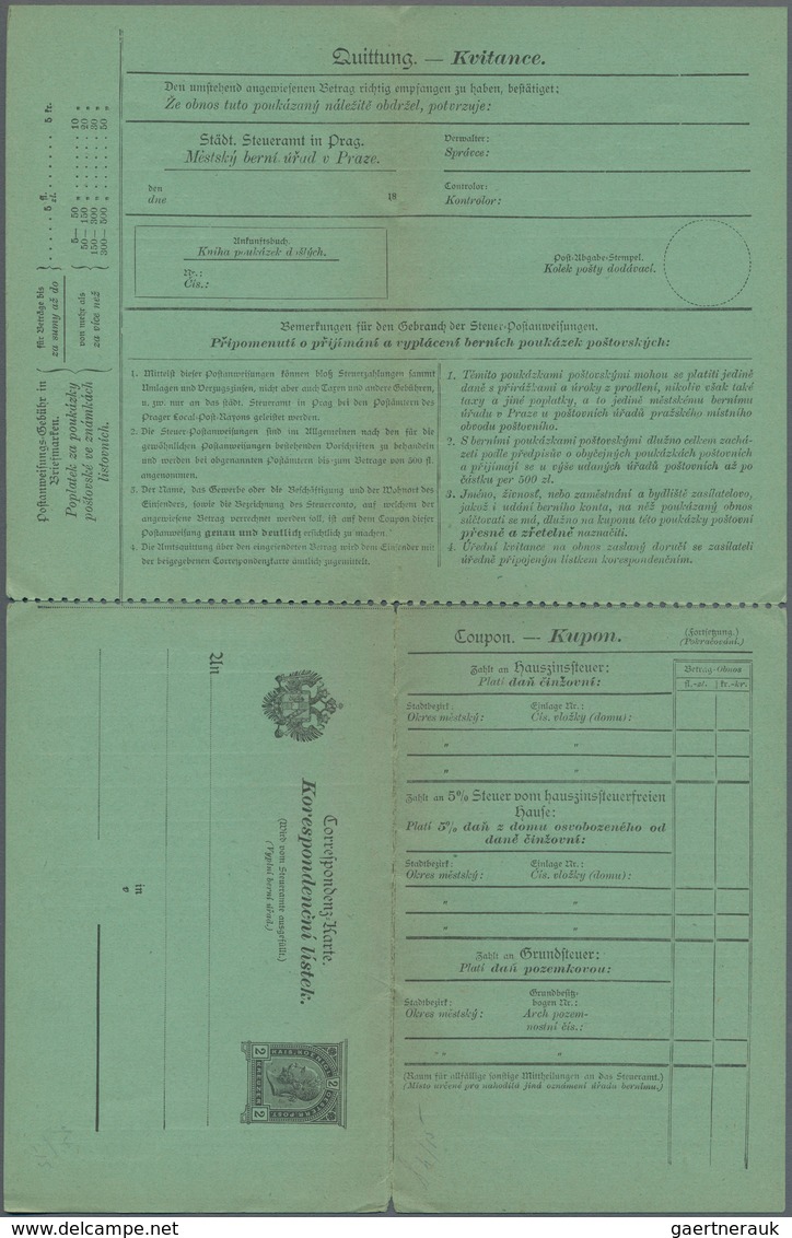 Österreich - Ganzsachen: 1871/1988, Bestand Von Ca. 430 Ungebrauchten Und Gebrauchten Ganzsachen, Da - Andere & Zonder Classificatie