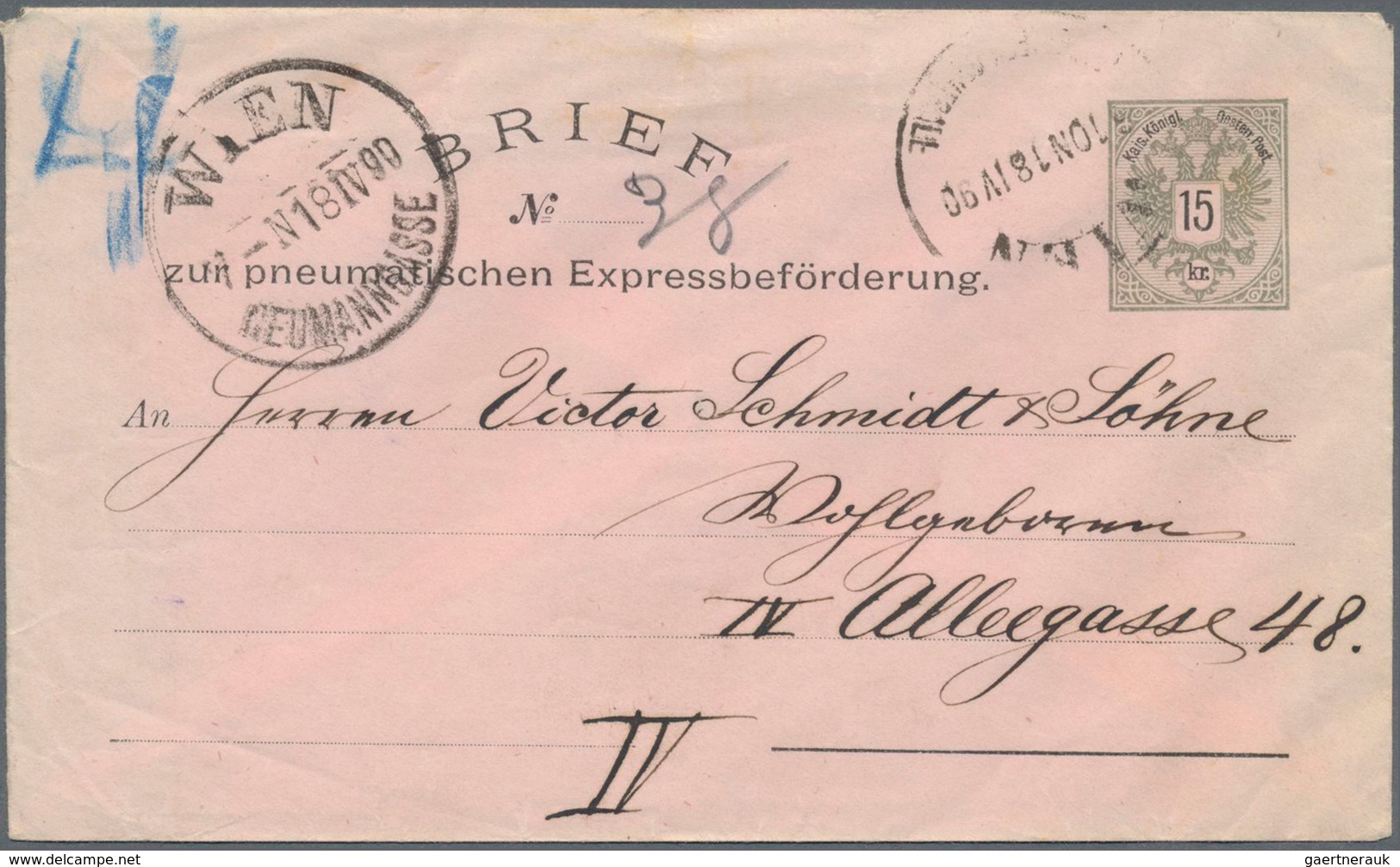 Österreich - Ganzsachen: 1892/1918, Kleiner Posten Von Ca. 20 Ungebrauchten Und Gebrauchten Ganzsach - Autres & Non Classés