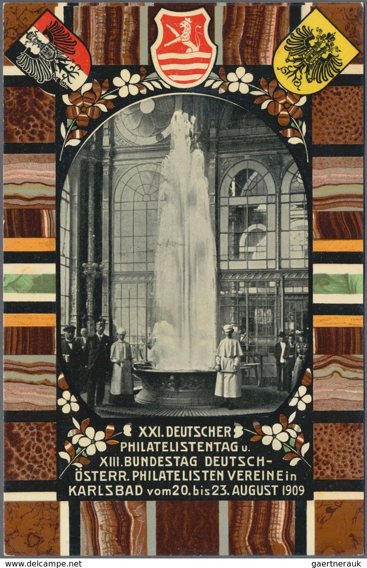 Österreich - Privatganzsachen: 1909, Fünf Verschiedene Ungebrauchte Ganzsachenbildpostkarten Mit Ver - Sonstige & Ohne Zuordnung