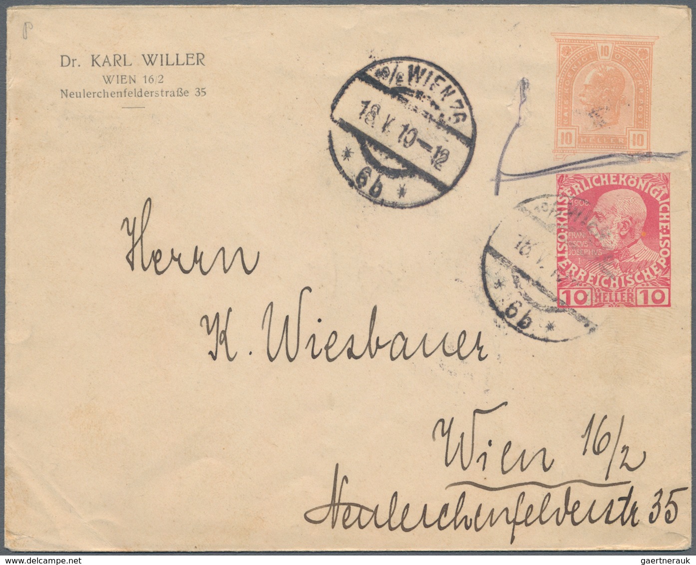 Österreich - Privatganzsachen: 1916, 4 Ungebrauchte Und Gebrauchte Ganzsachenkarten Und 33 Ganzsache - Autres & Non Classés