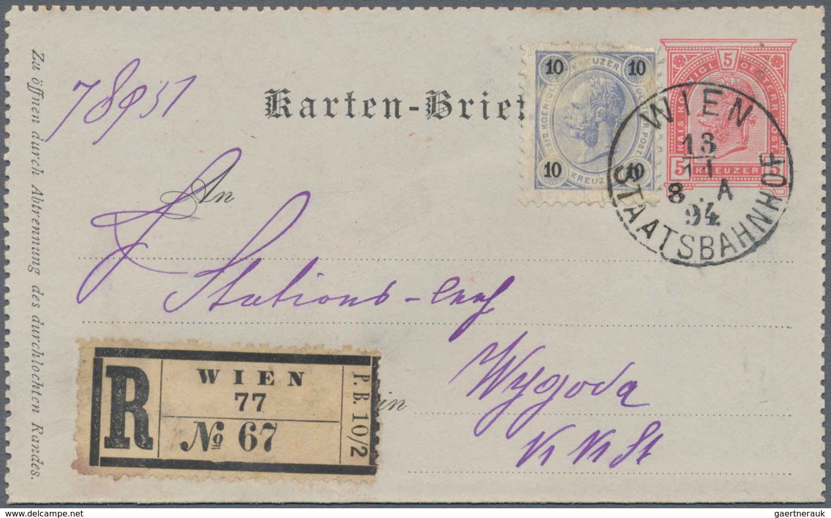 Österreich - Stempel: 1833/1925 Ca., WIEN, Umfangreiche Sammlung Der Stempel Von Wien Mit Ca.250 Bel - Machines à Affranchir (EMA)