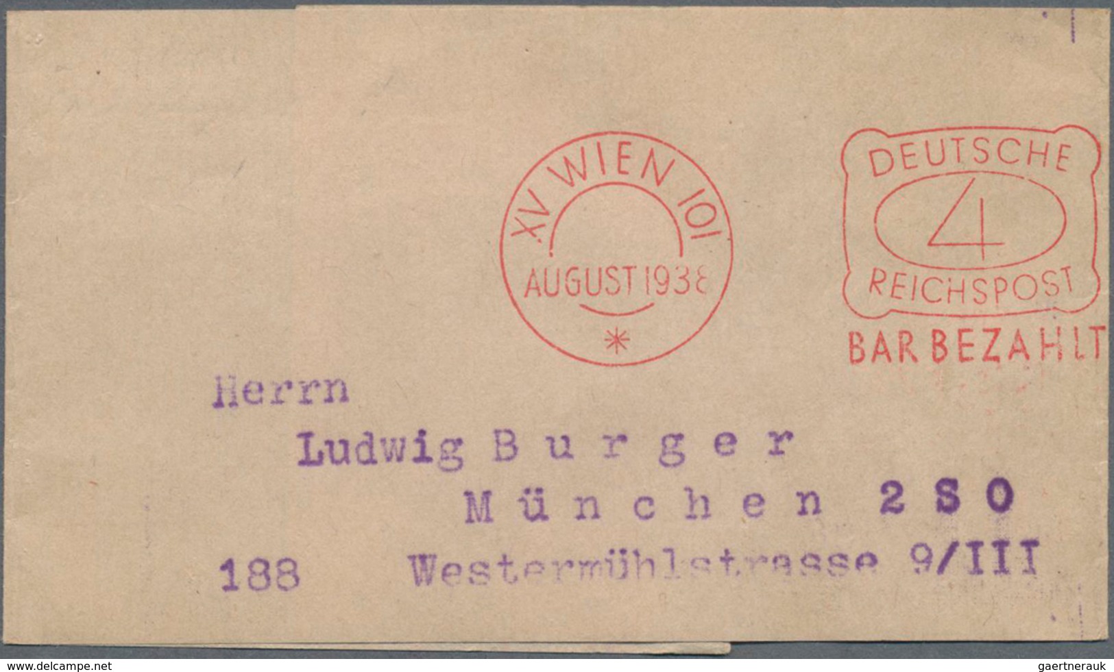 Österreich - Besonderheiten: 1928/38, Kleiner Posten Von Ca. 60 Streifbändern Alle Mit Absenderfreis - Autres & Non Classés