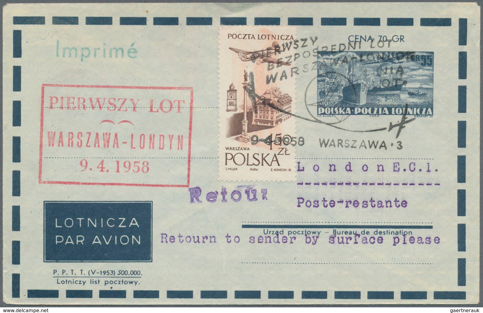 Polen - Ganzsachen: 1938/85 (ca.), Accumulation Of Approx. 900 Unused, CTO-used And Commercially Use - Enteros Postales