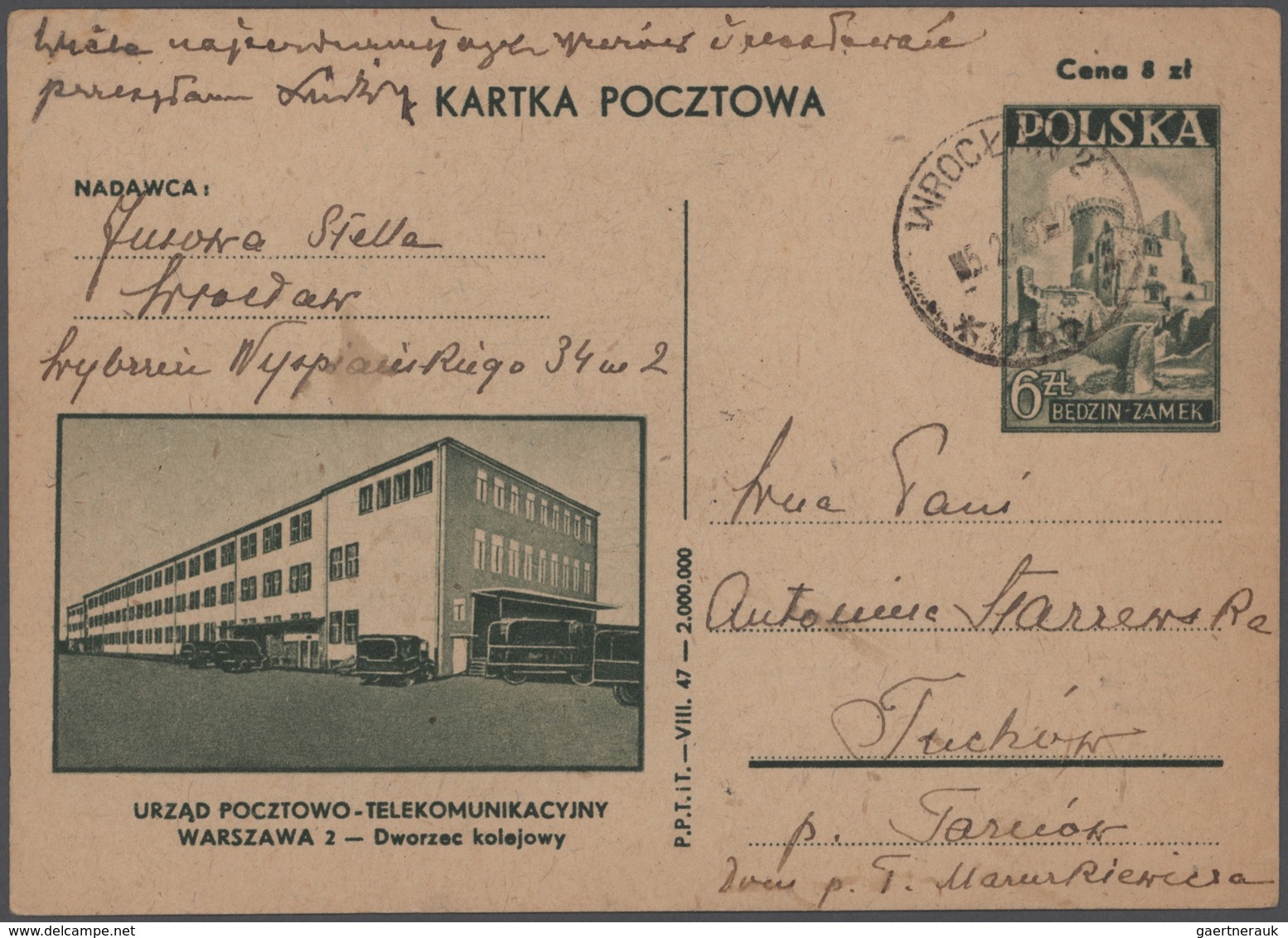 Polen - Ganzsachen: 1945/1994, Holding Of Apprx. 1.000 Stationery Cards, Mainly Commercially Used (a - Enteros Postales