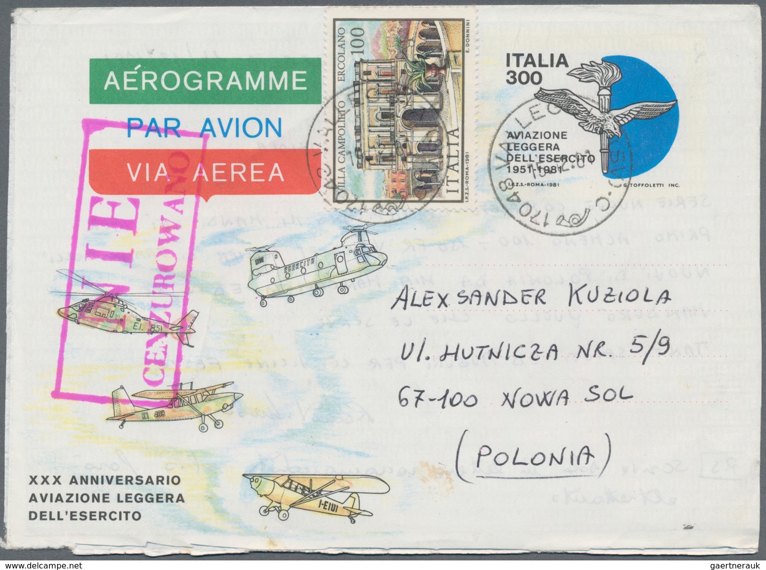 Polen - Besonderheiten: 1981/82, Accumulation Of Approx. 110 Covers, Postcards And Commercially Used - Autres & Non Classés