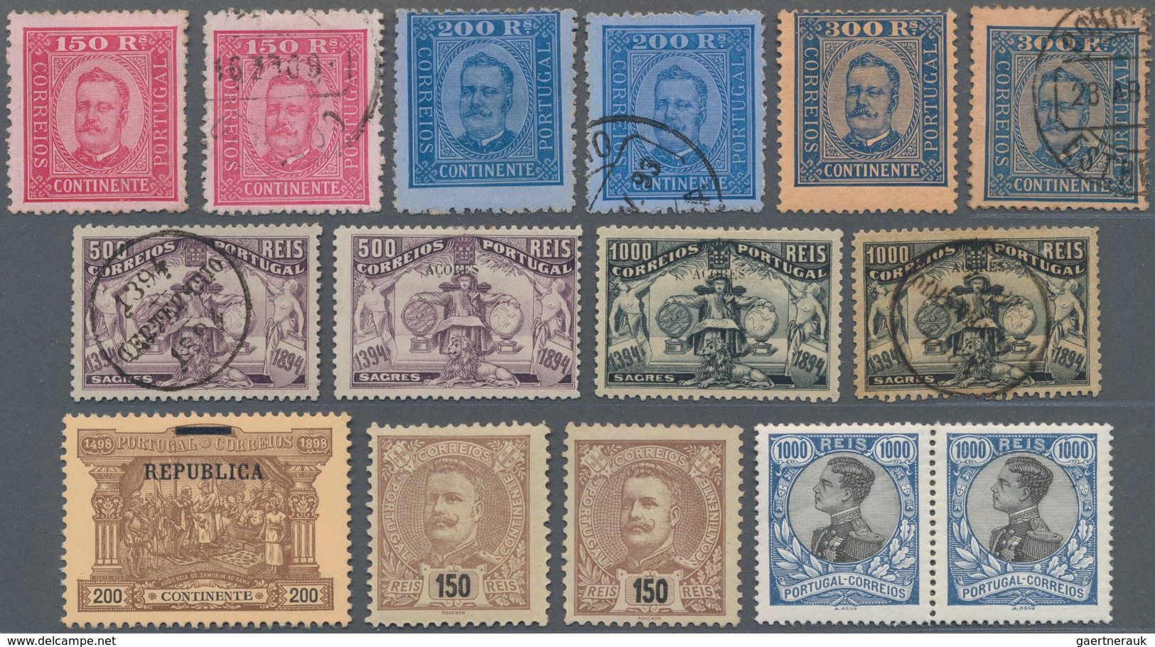 Portugal: 1853/1911 (ca.), Incredible But Disorganized Accumulation Of The Classic Issues On About 5 - Autres & Non Classés