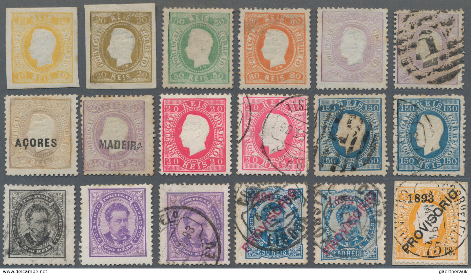 Portugal: 1853/1911 (ca.), Incredible But Disorganized Accumulation Of The Classic Issues On About 5 - Sonstige & Ohne Zuordnung