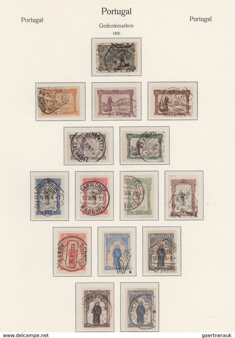 Portugal: 1853/1944, Used Collection In A KA/BE Binder And According To Album Pages Complete, Quite - Otros & Sin Clasificación