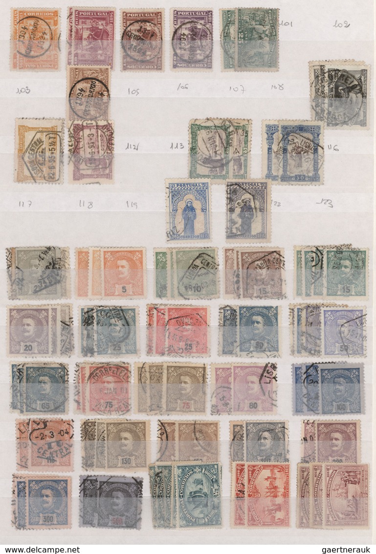 Portugal: 1853/1960, Comprehensive Accumulation/collection In A Stockbook With Strength In The Class - Sonstige & Ohne Zuordnung