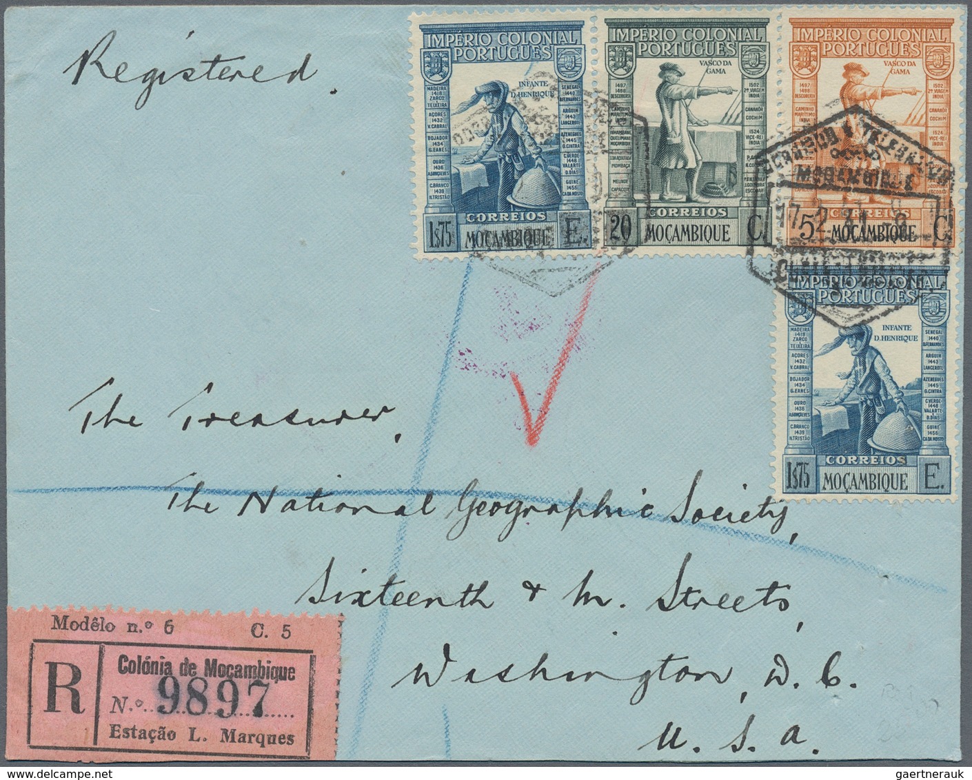 Portugal: 1890/1990 (ca.), Portugal/colonies, holding of some hundred covers/cards, incl. registered