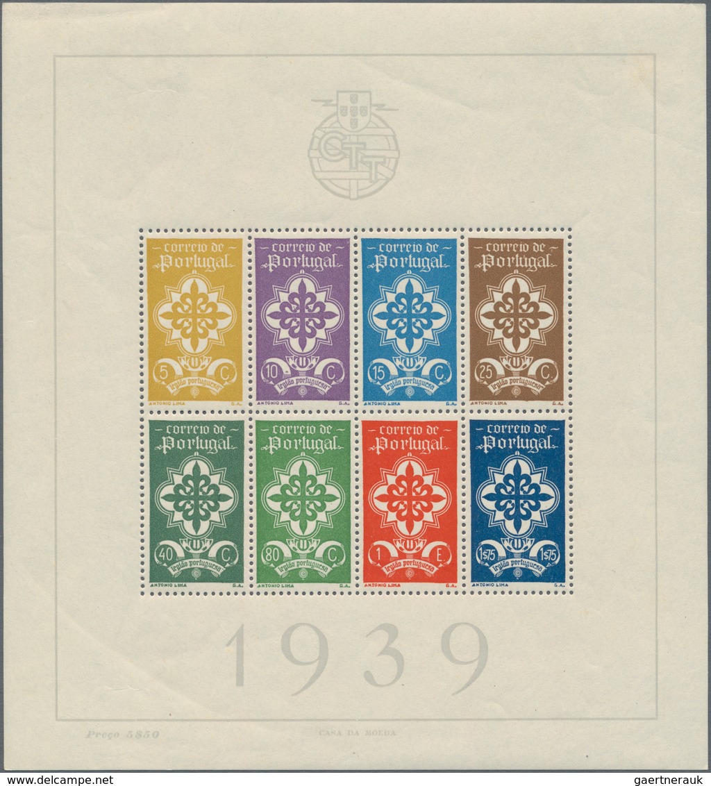 Portugal: 1920/1990 (ca.), Chiefly Mint Balance On Stockpages/in Stockbook Incl. 18 Better Souvenir - Autres & Non Classés