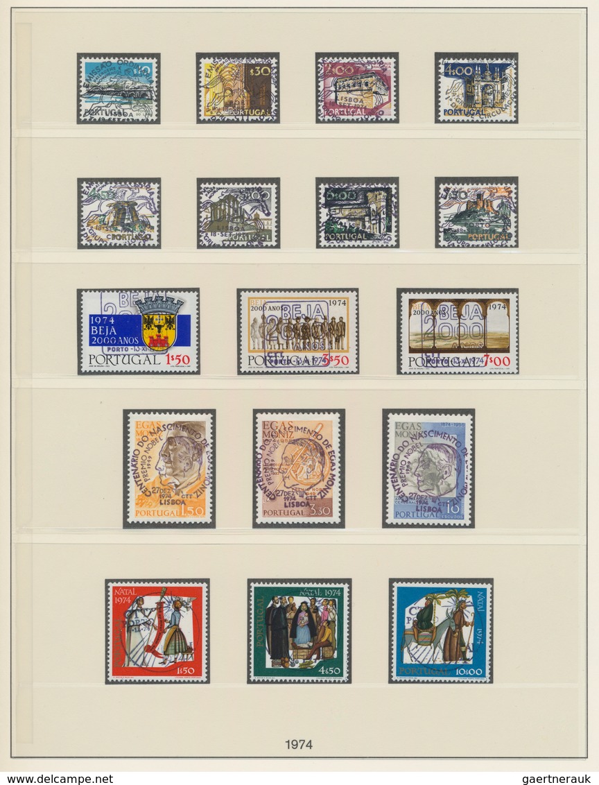 Portugal: 1954/1983, Fine Used Collection In Three Lindner Albums, More Or Less/nearly Complete And - Otros & Sin Clasificación